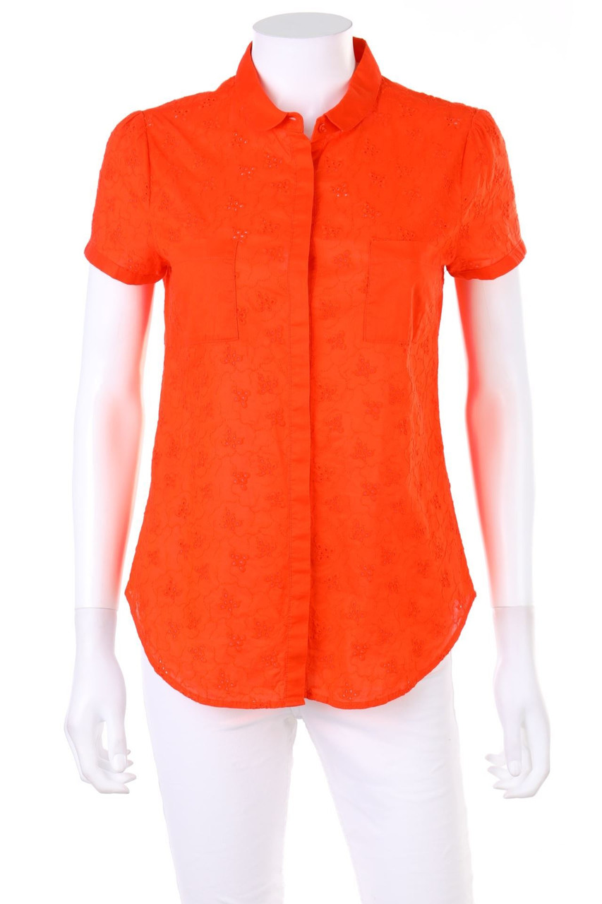 COMPTOIR DES COTONNIERS - Shirt Blouse, Eyelet Lace  - D 38