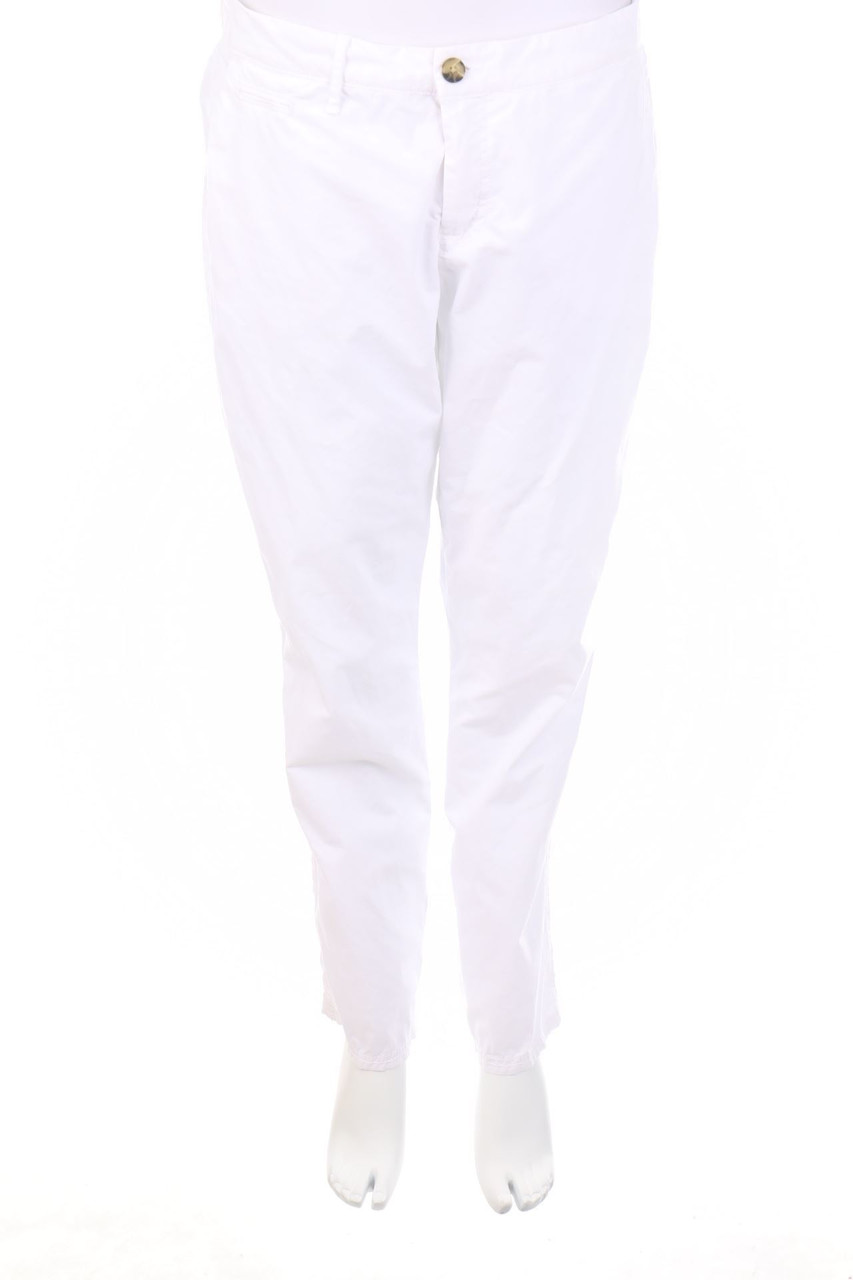 TOMMY HILFIGER - Hose aus Baumwoll-Mix mit Logo-Plakette - D 42