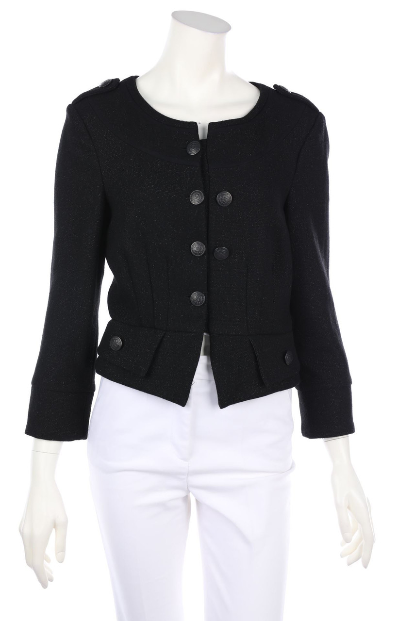 WALTER - Blazer-Jacke aus Woll-Mix mit Glitzer - D 36