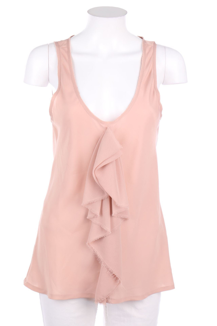 No Label - Blouse Top with Volants - S