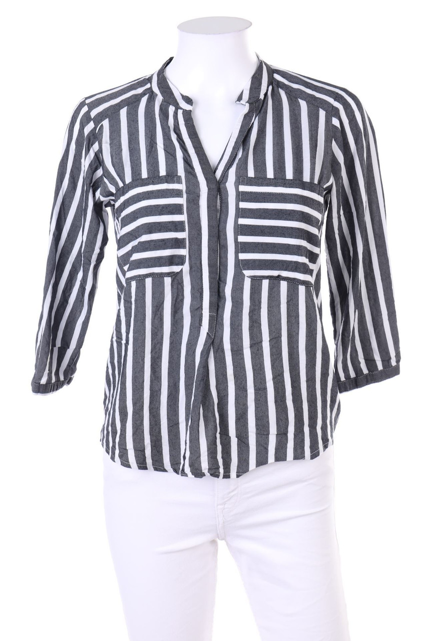 VERO MODA - Streifen-Bluse mit 3/4-Ärmel - XS