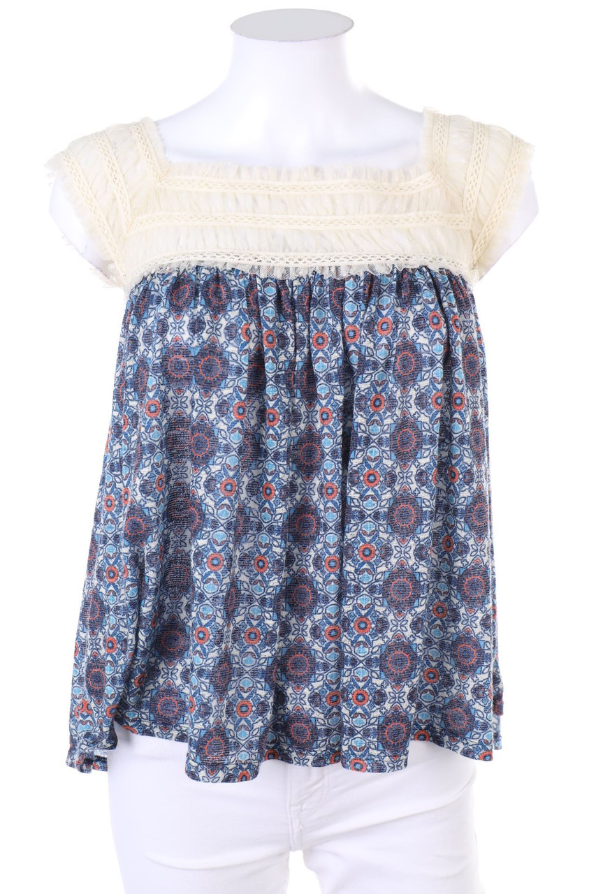 TAYLOR & SAGE - Blouse Top with Print - S