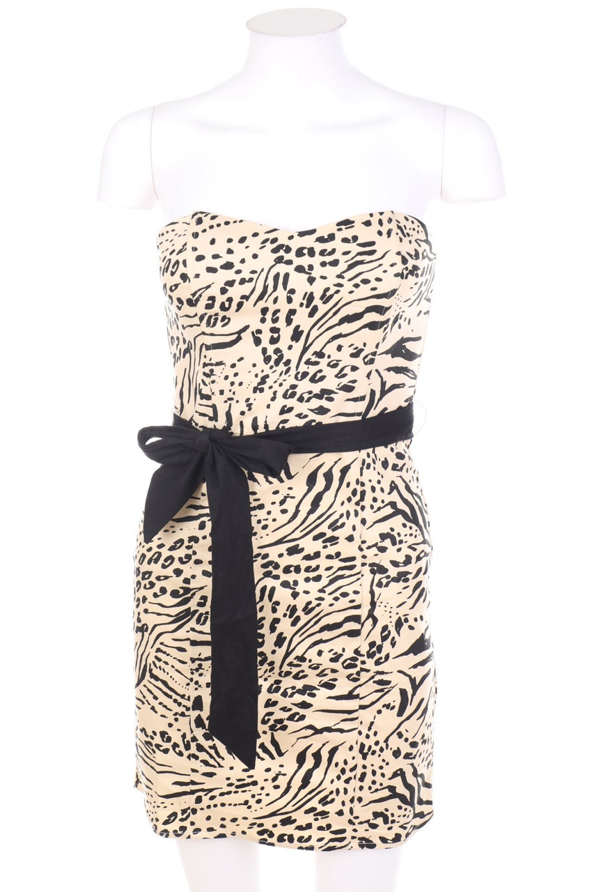 H&M - Kleid mit Animal-Print - D 34