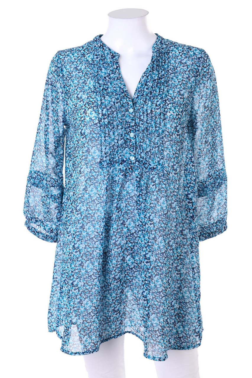 H&M - Print-Tunika-Bluse mit Biesen - D 36