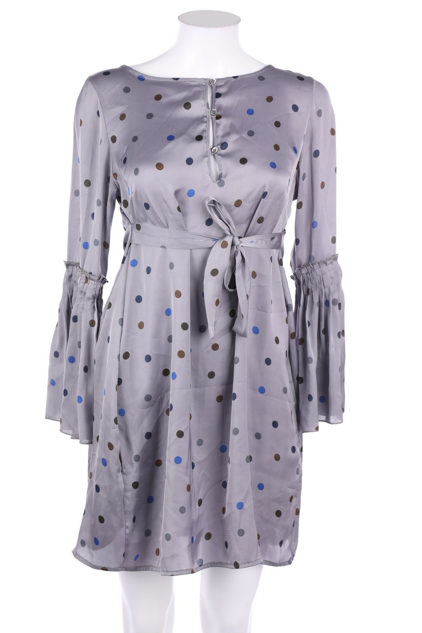 SECONDHAND - Mini Dress made of Silk with Dots - M