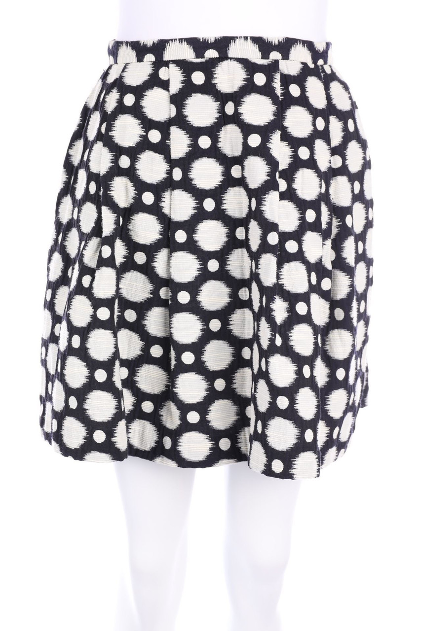 TARA JARMON - Pleated Mini-Skirt, Jacquard - D 34