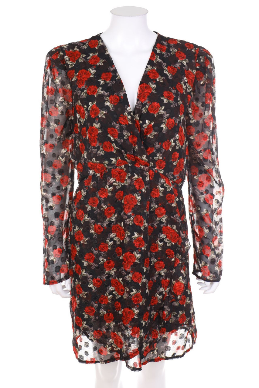 Van Der Rock - Mini Dress with Flower Print - D 40