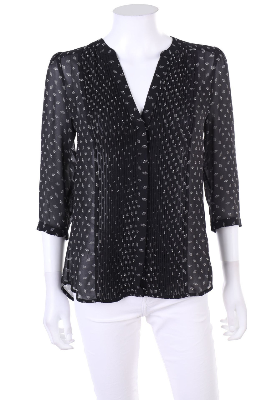 H&M - Print-Bluse mit 3/4-Ärmel - D 36