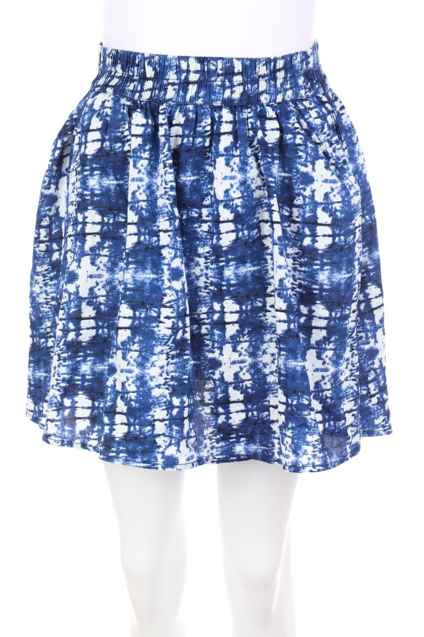 H&M LOGG - Print-Minirock aus Baumwolle mit Gummizug - D 34