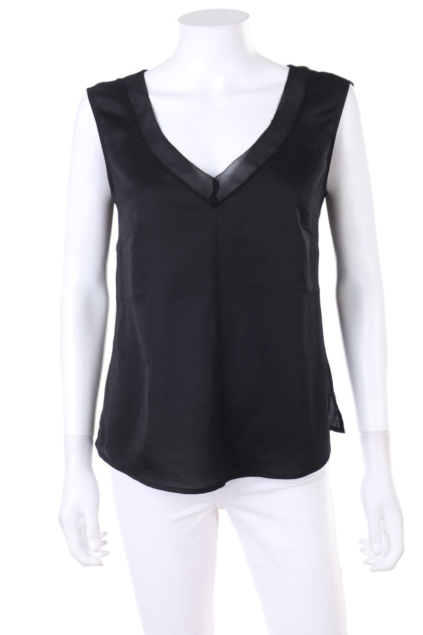 comma - Blusentop mit Chiffon - D 36