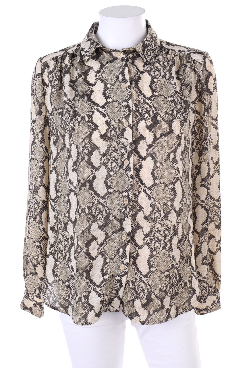 H&M - Bluse mit Animal-Print - D 36