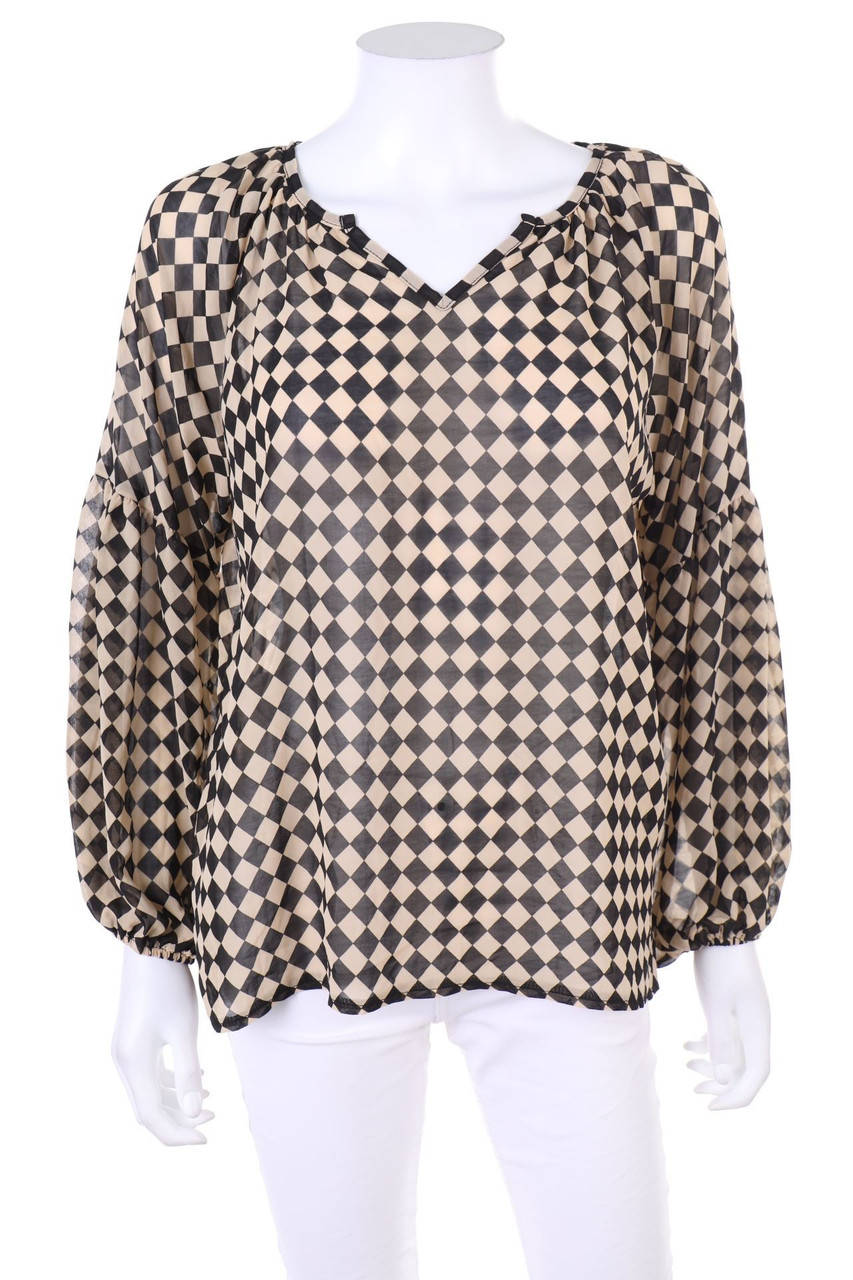 SHEIN - Bluse mit Karo-Muster - S