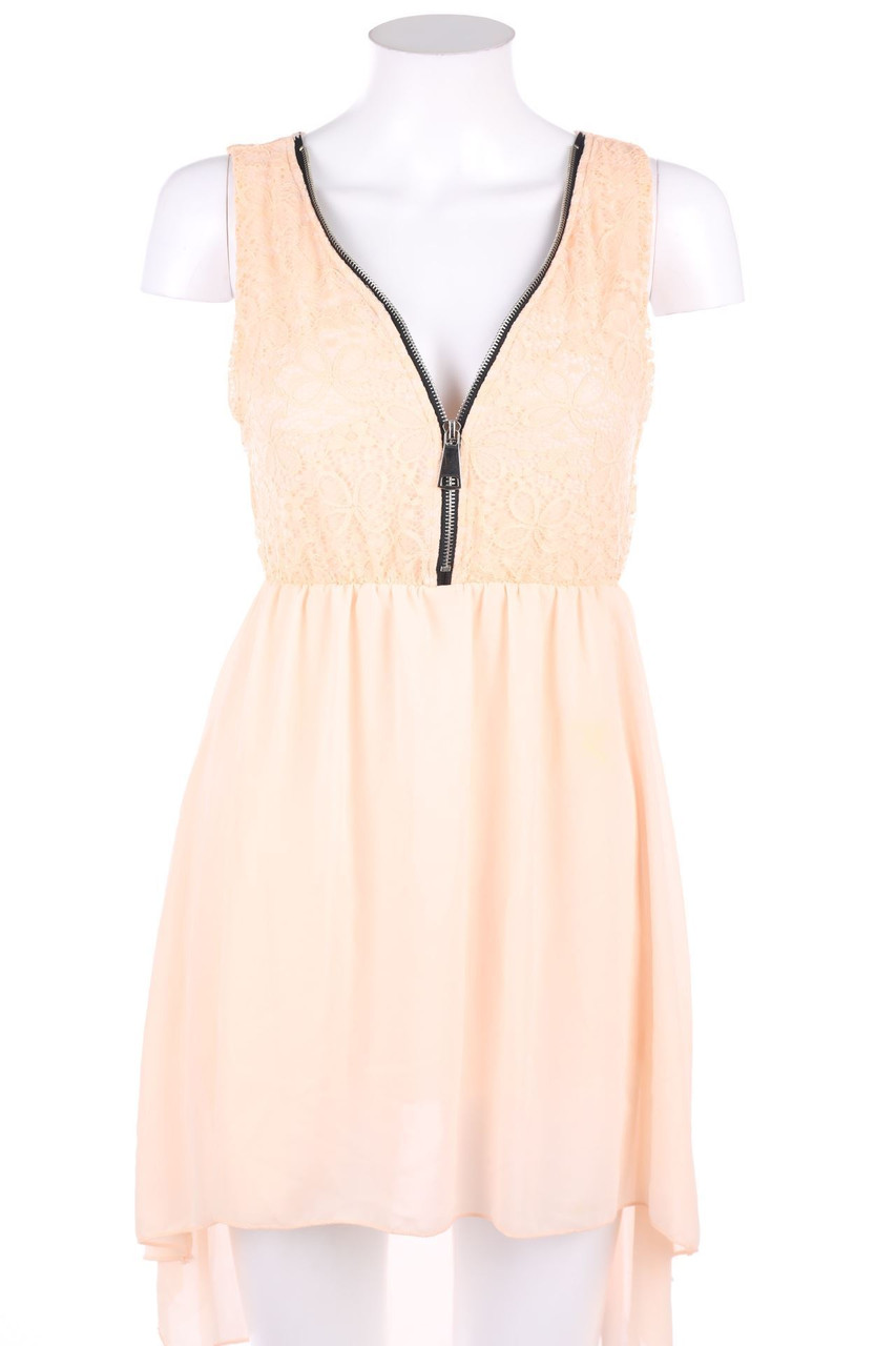 zebra - Party Dress with Lace - S