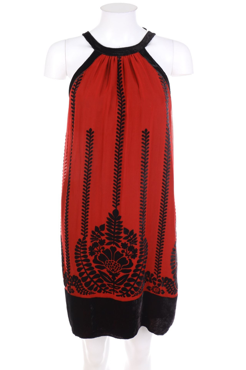 ZARA WOMAN - Party-Kleid mit Samt - S