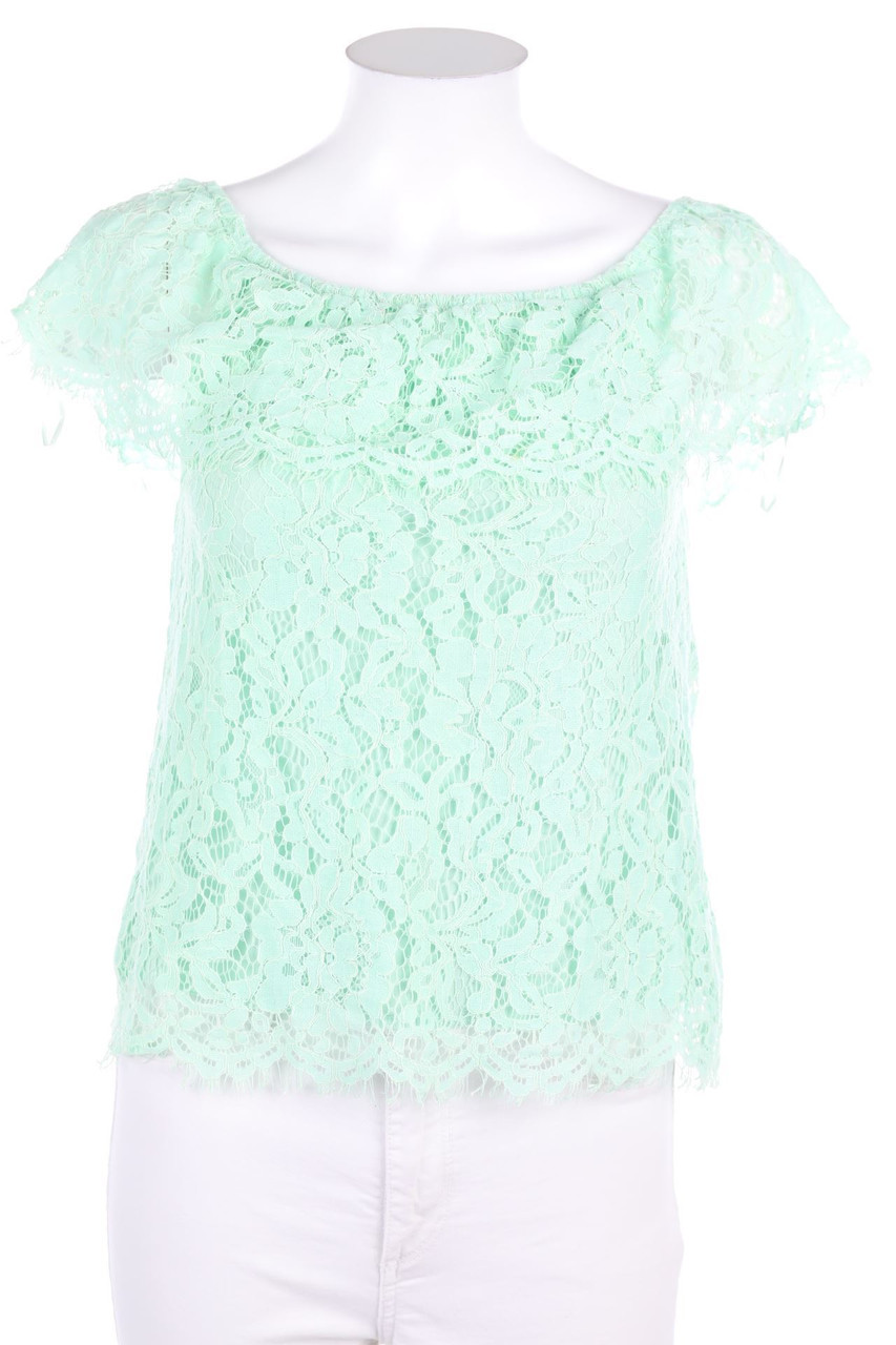 AMISU - Off-the-shoulder blouse, Lace - XS