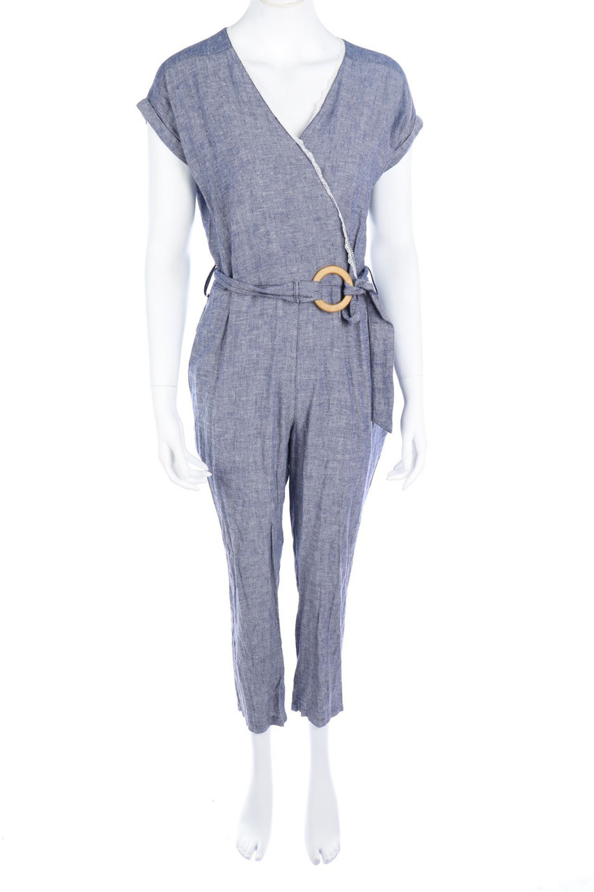 No Label - Jumpsuit, Linen-Blend - S