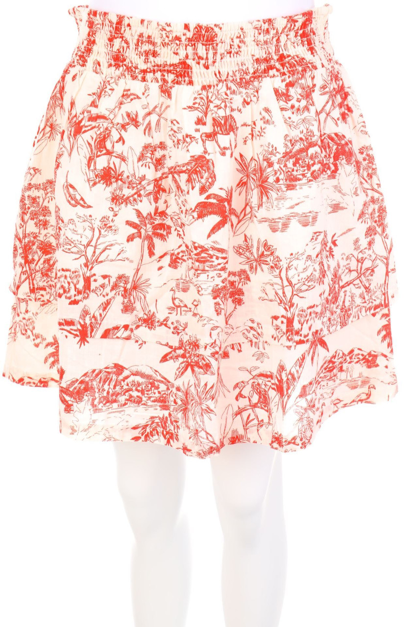 H&M - Minirock mit Tropical Print - L