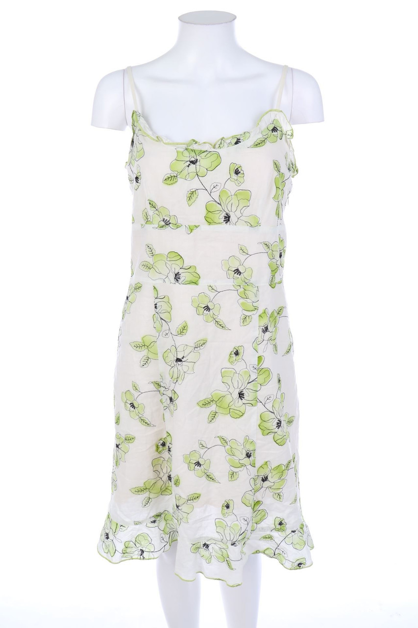 THE BARN - Mini Dress with Flower Print with Embroideries - D 40