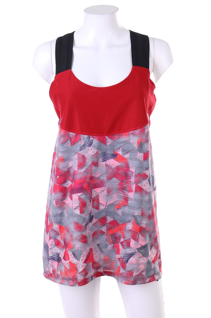 DIADORA - Sport Top, Layer Look with Print - M