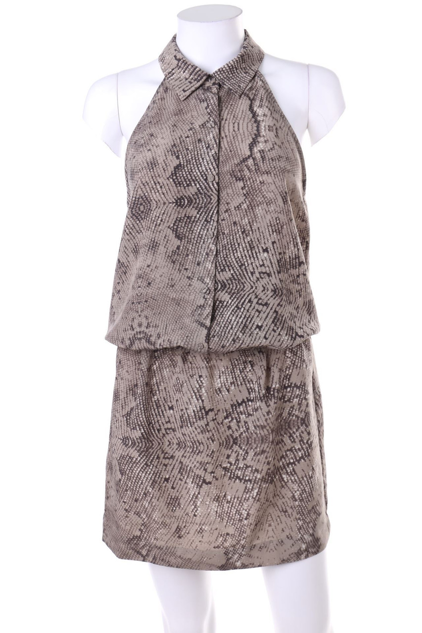 AMERICAN RETRO - Mini Dress with Animal Print - D 36