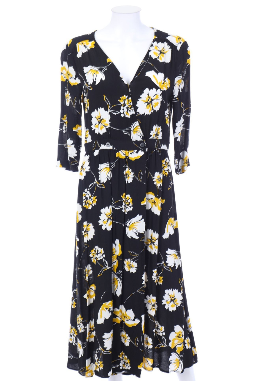 promod - Midikleid mit Blumen-Print - M