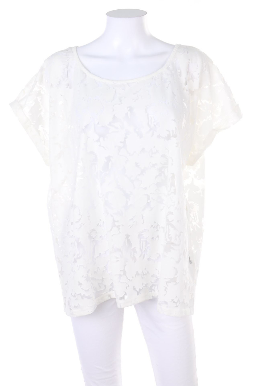 No Label - Shortsleeve-Shirt with Mesh Insert - XXL