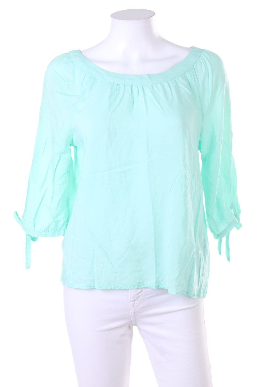 QS by s.Oliver - Blouse with 3/4 Sleeve, Pleated - D 32