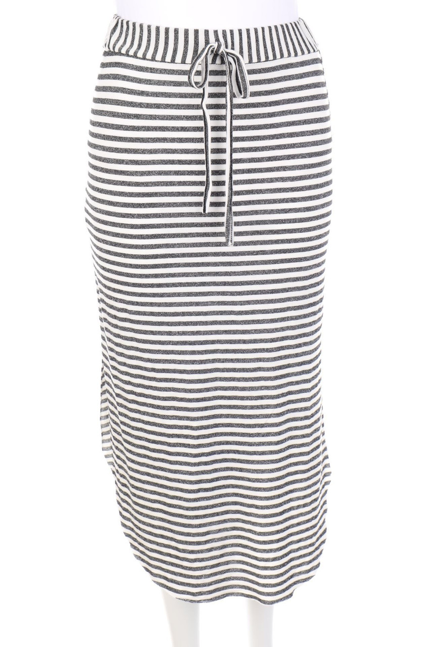 No Label - Midi Skirt with Stripes - D 34