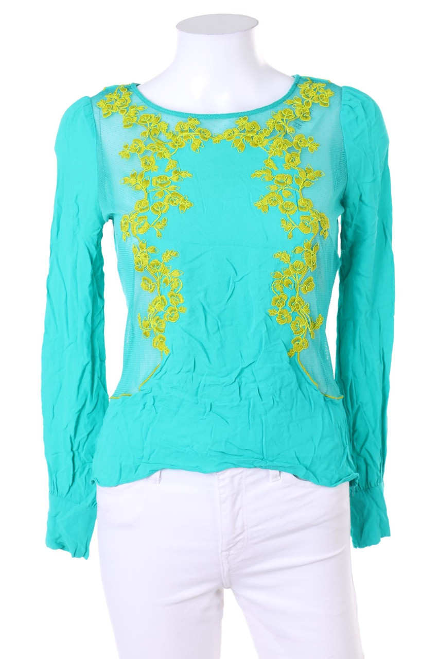 No Label - Blouse with Embroideries - D 36