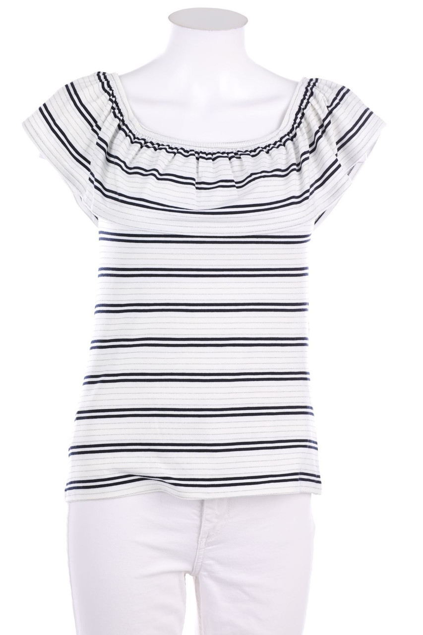 NAF NAF - Carmen-Bluse mit Streifen - XS