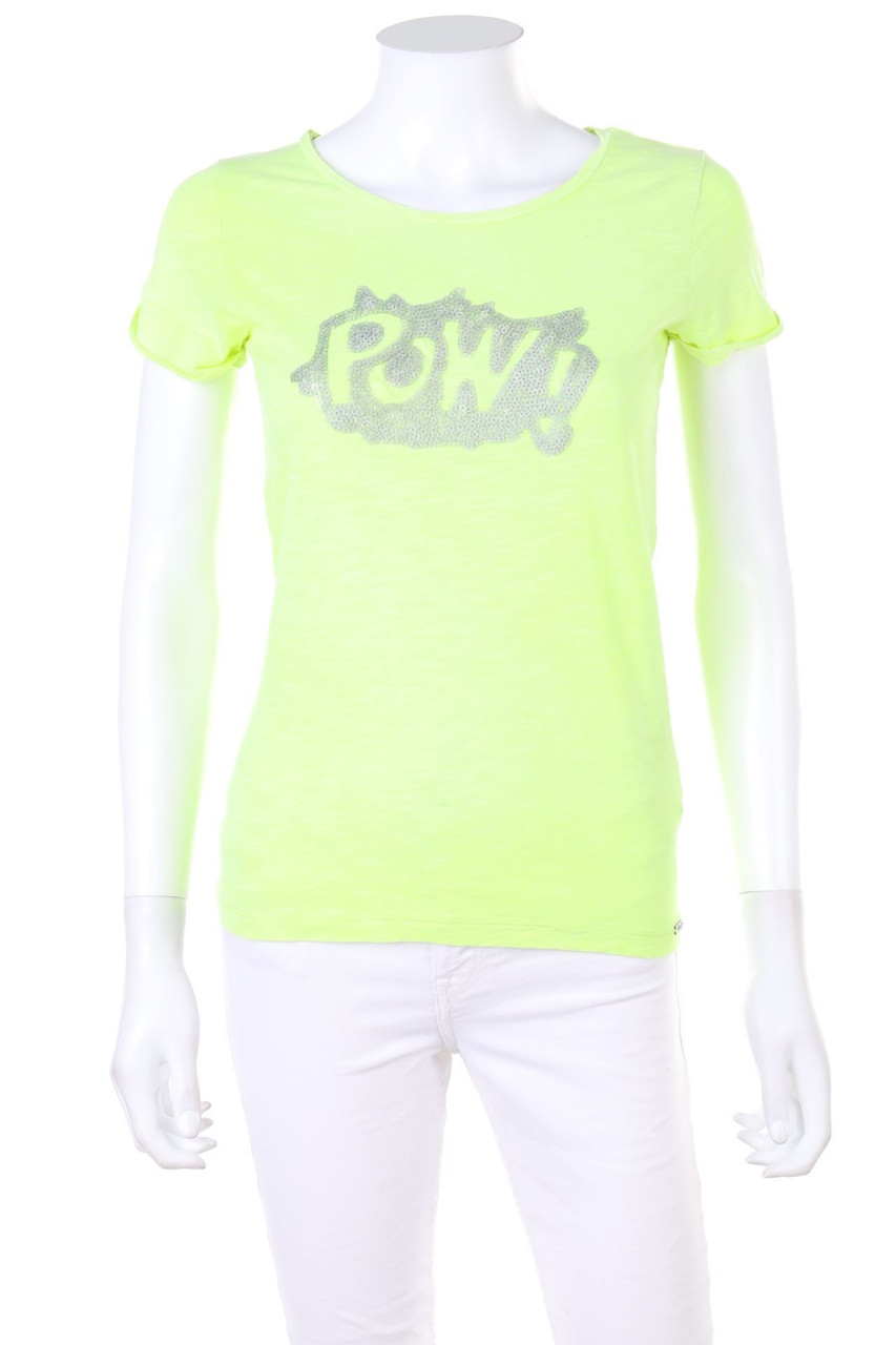 IKKS - Shortsleeve-Shirt with Sequins - S