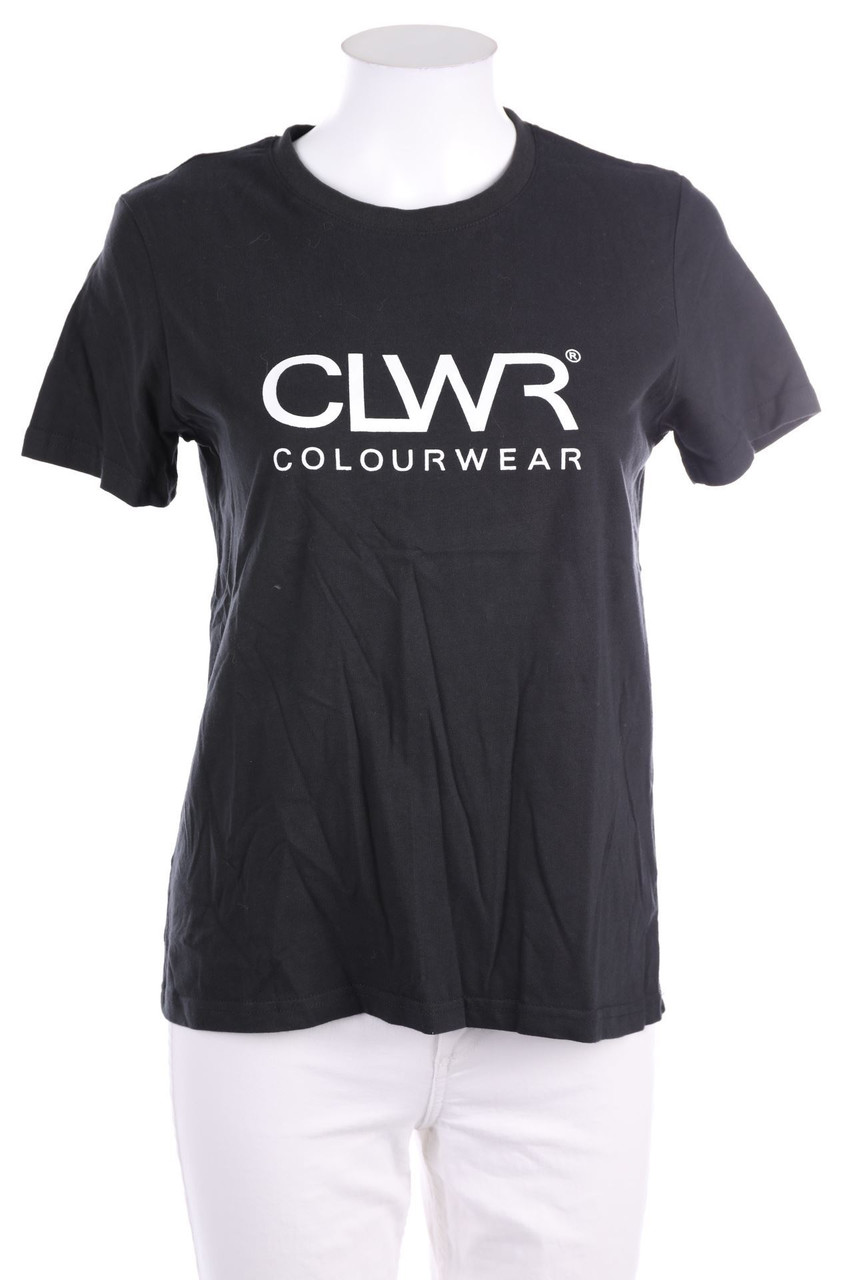 CLWR COLOURWEAR - Shortsleeve-Shirt with Logo-Print - S