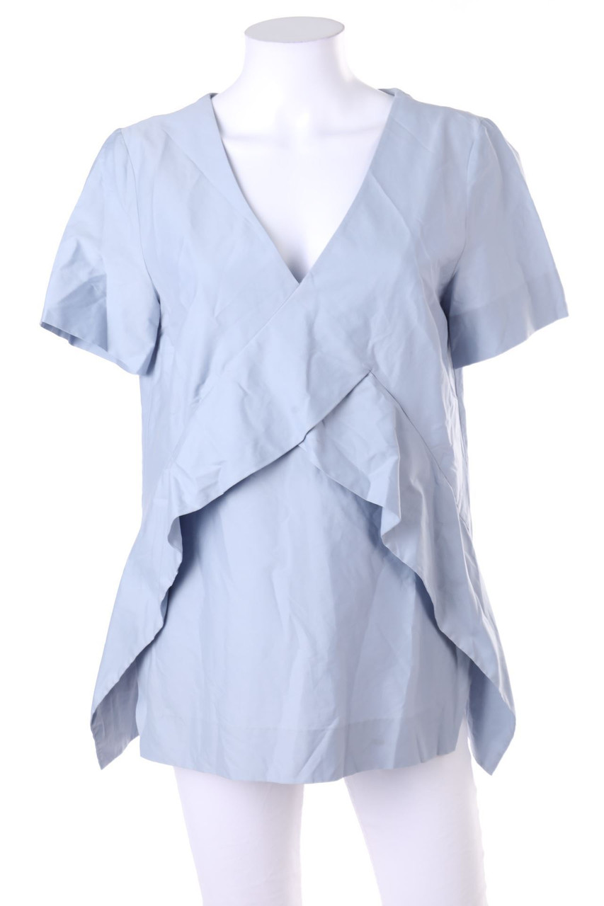 COS - Kurzarm-Bluse mit Volants - D 40