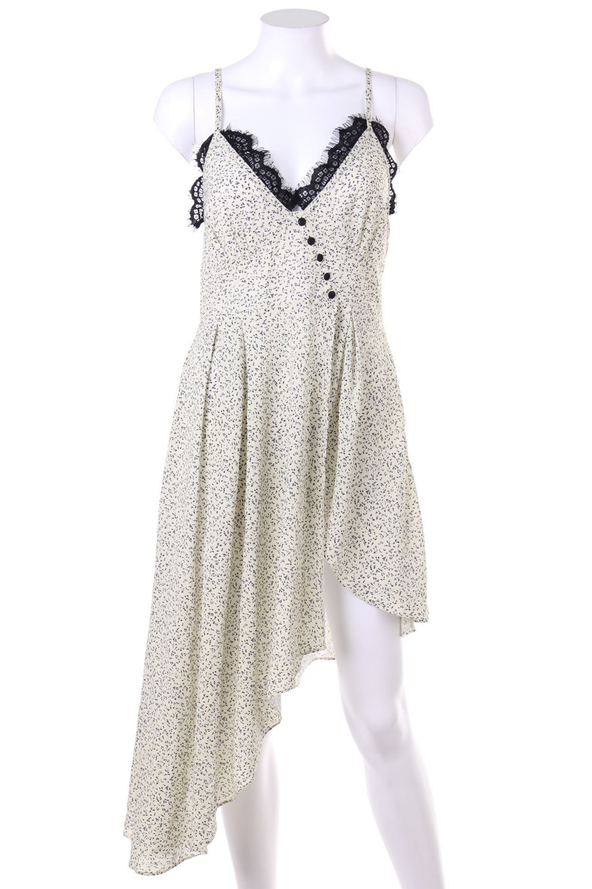 Lost Ink - Kleid mit asymmetrischem Schnitt - S