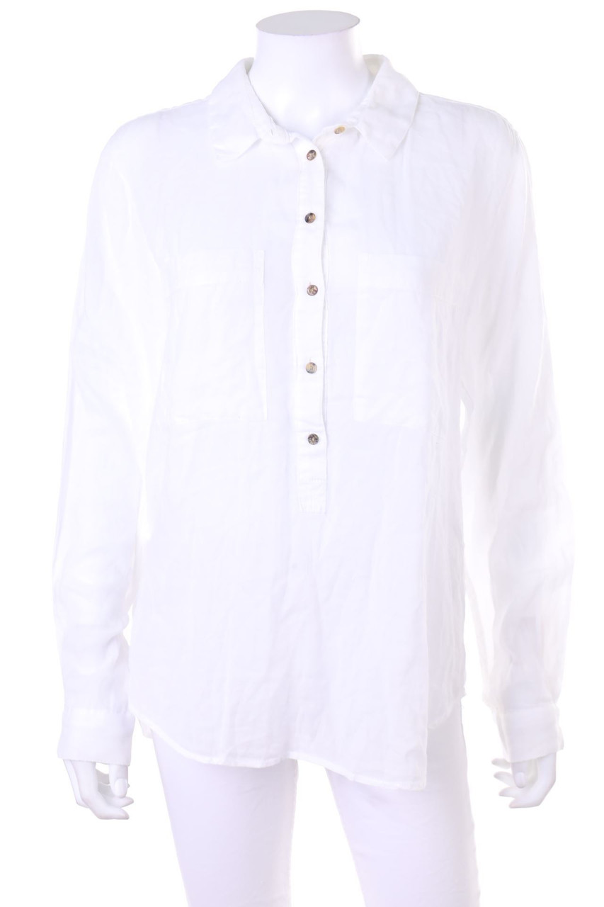 H&M LOGG - Hemd-Bluse mit aufgesetzten Taschen - D 44