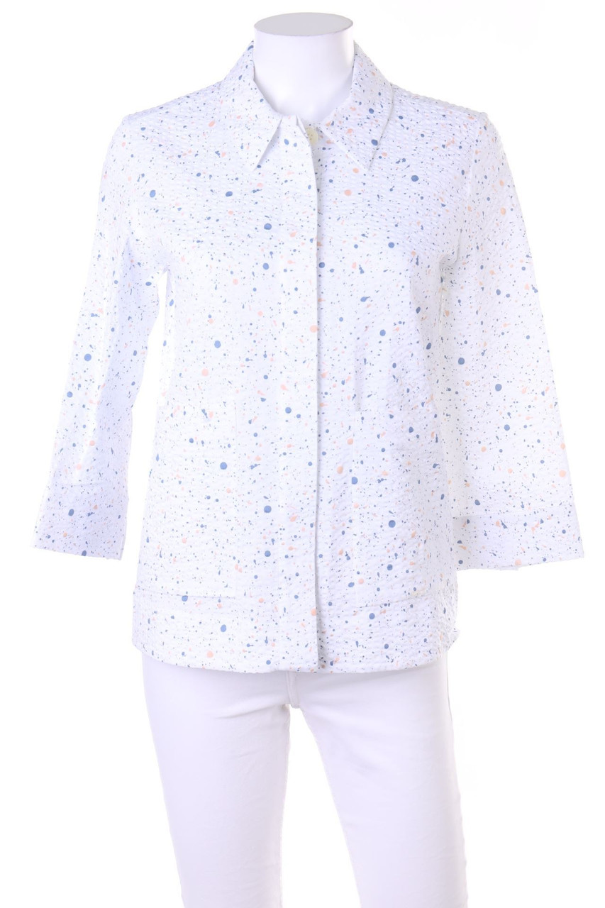 COS - Print-Jacke aus Baumwolle mit aufgesetzten Taschen - XXS