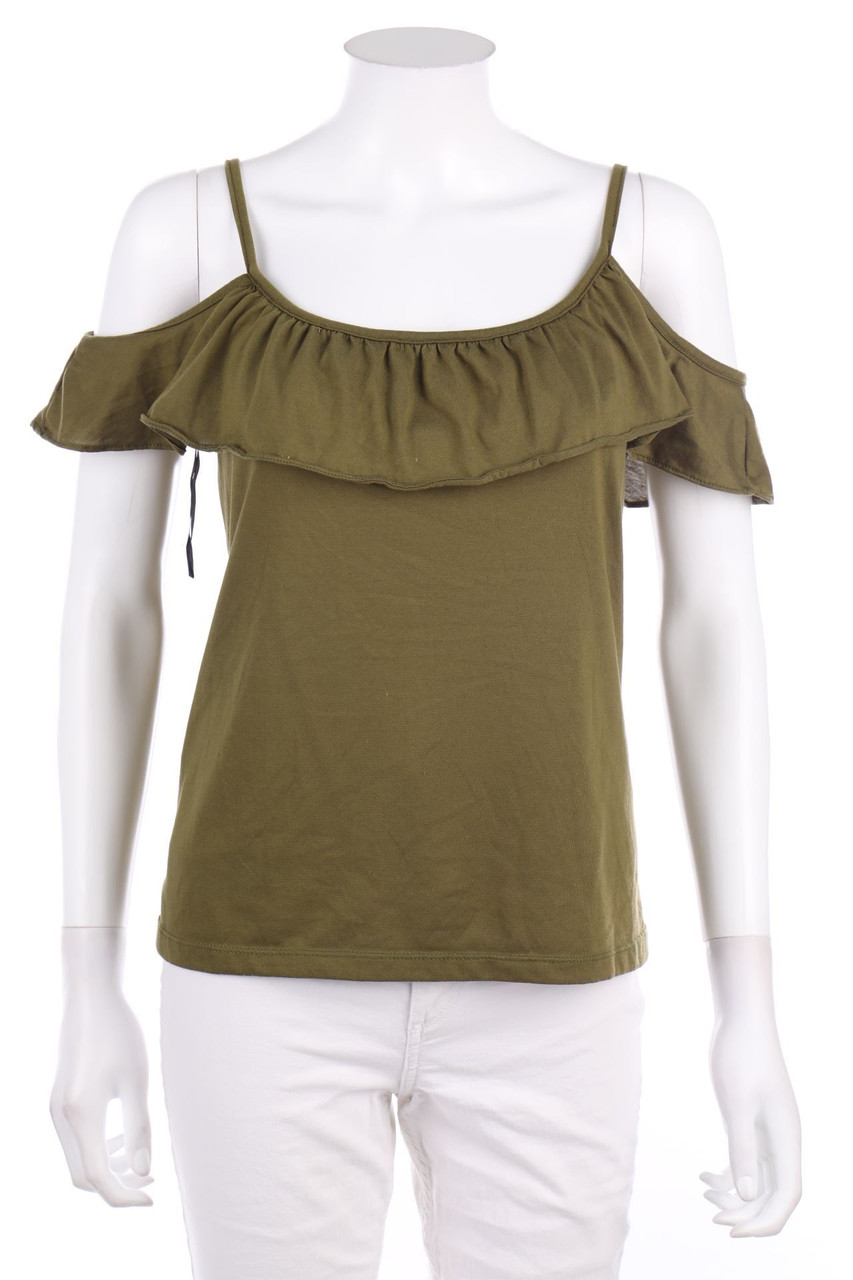 No Label - Cold-Shoulder-Shirt - D 36