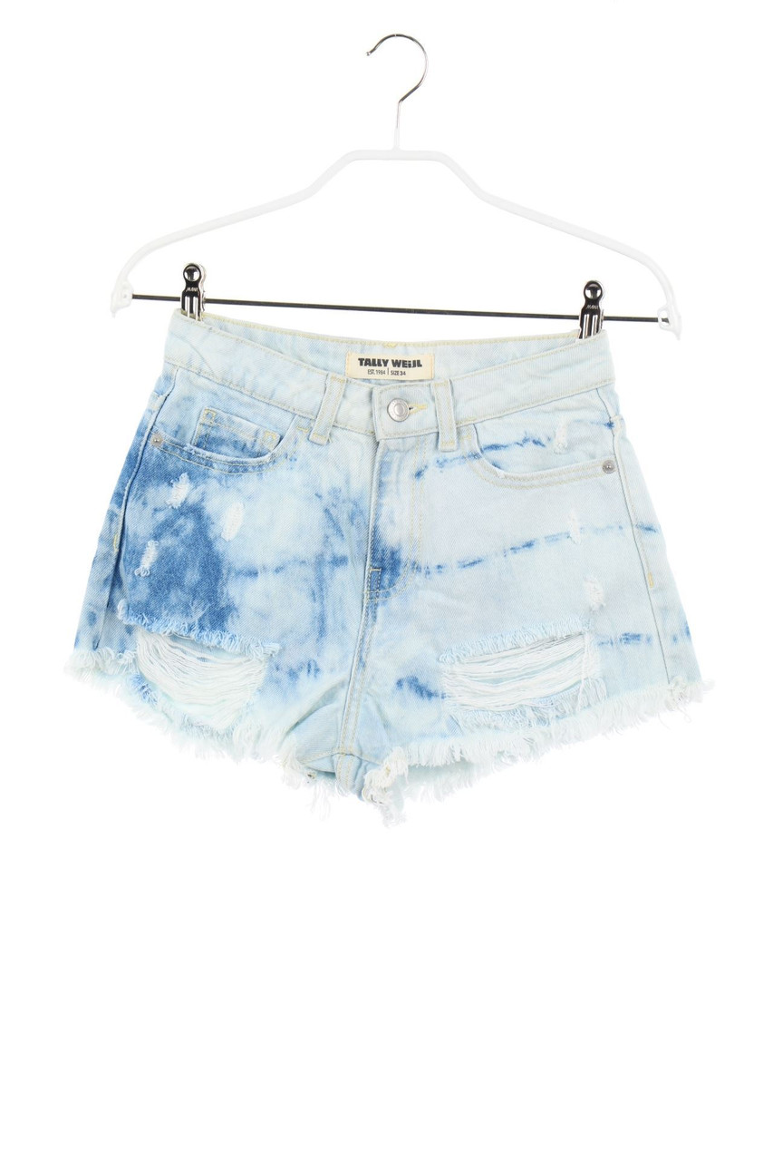 TALLY WEiJL - Hotpants, Cotton with Fringes - D 34