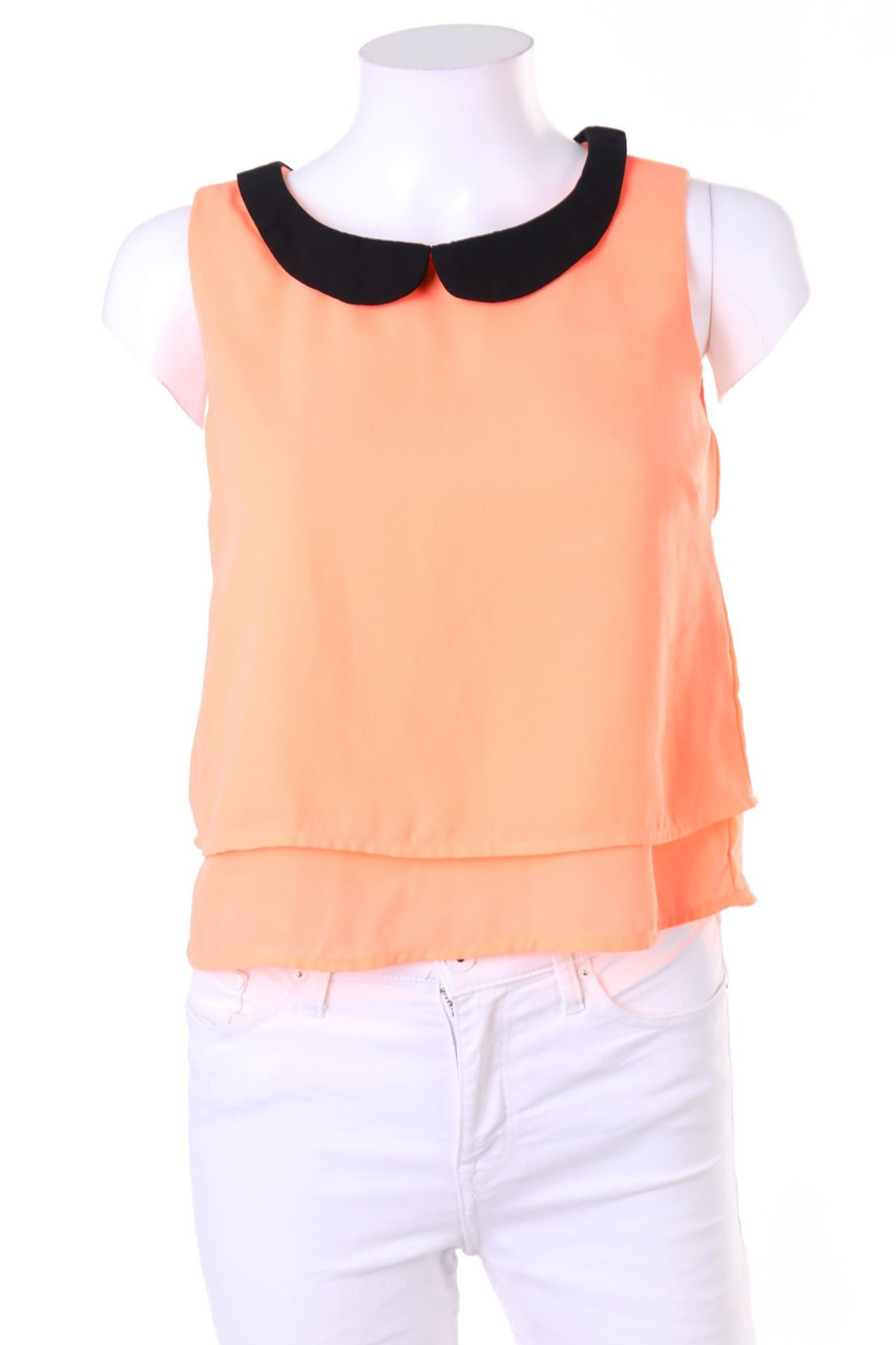 VERT de RAGE - Top mit Bubi-Kragen - S