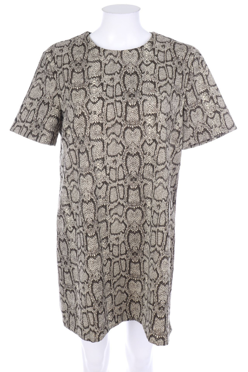 ZARA WOMAN - Minikleid mit Animal-Print - L