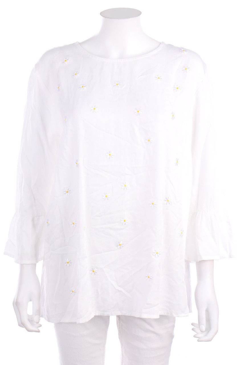 esmara - Ruffled Blouse with Embroideries - D 44