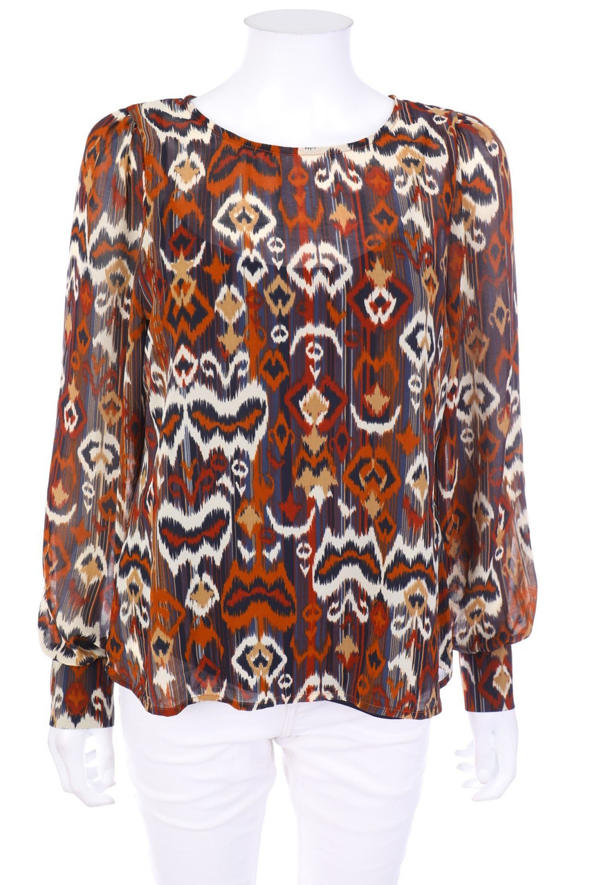 ONLY - Bluse mit Ethno-Print - M