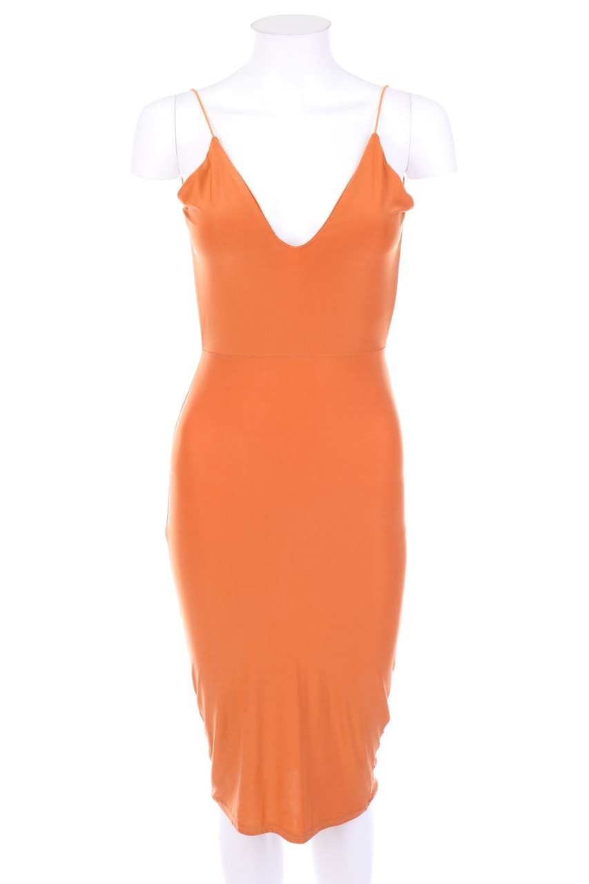 CLUB L LONDON - Cocktail Dress with Deep Back Cutout - D 34