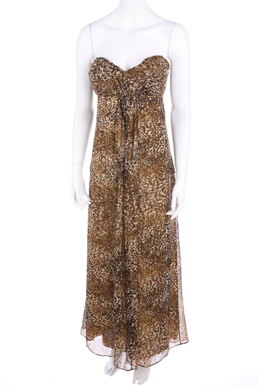 HEINE - Evening Gown with Leo Print - D 44