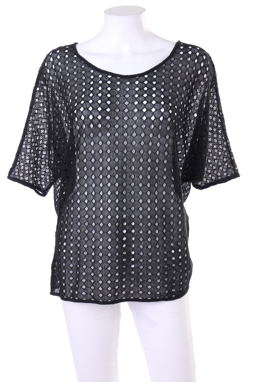 VERO MODA - Batwing-Shirt mit Lochspitze - S