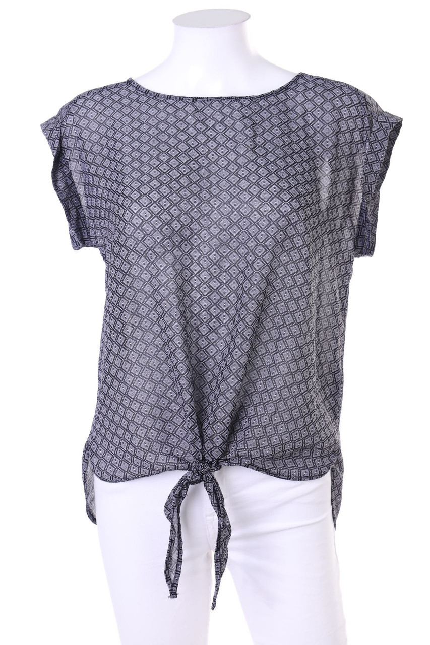 C&A - Knoten-Bluse mit Print - M