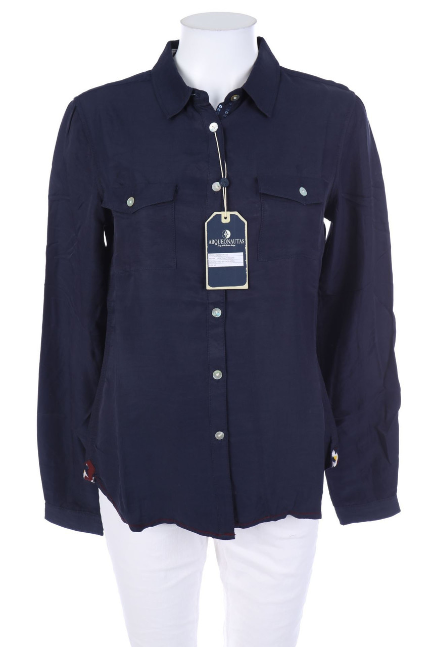 ARQUEONAUTAS - Hemd-Bluse mit aufgesetzten Taschen - M