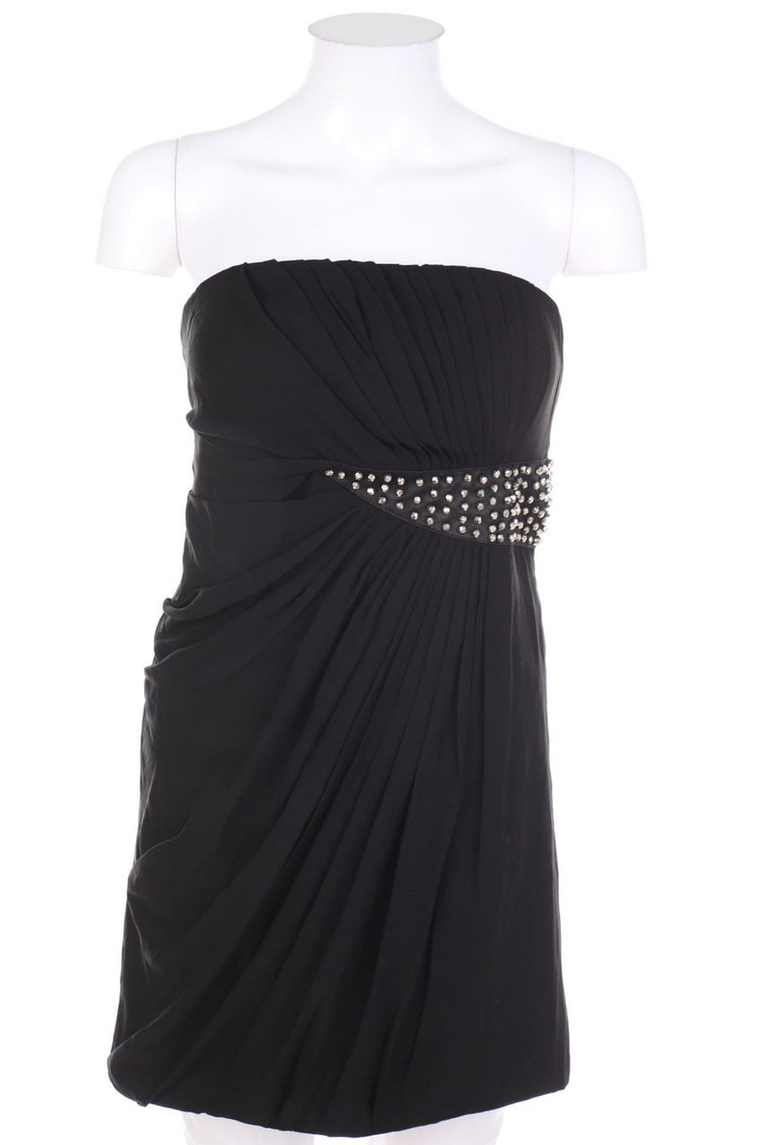 zebra - Bustier Top with Draping - S