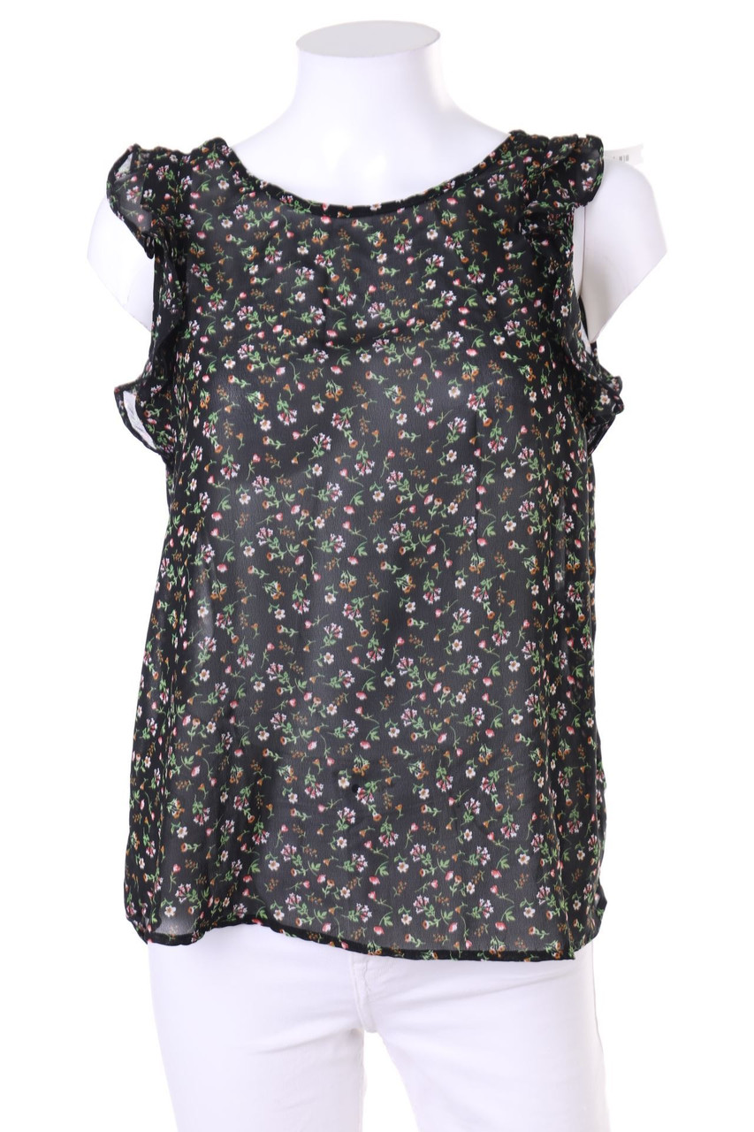 TERRANOVA - Volant-Bluse mit floralem Muster - M