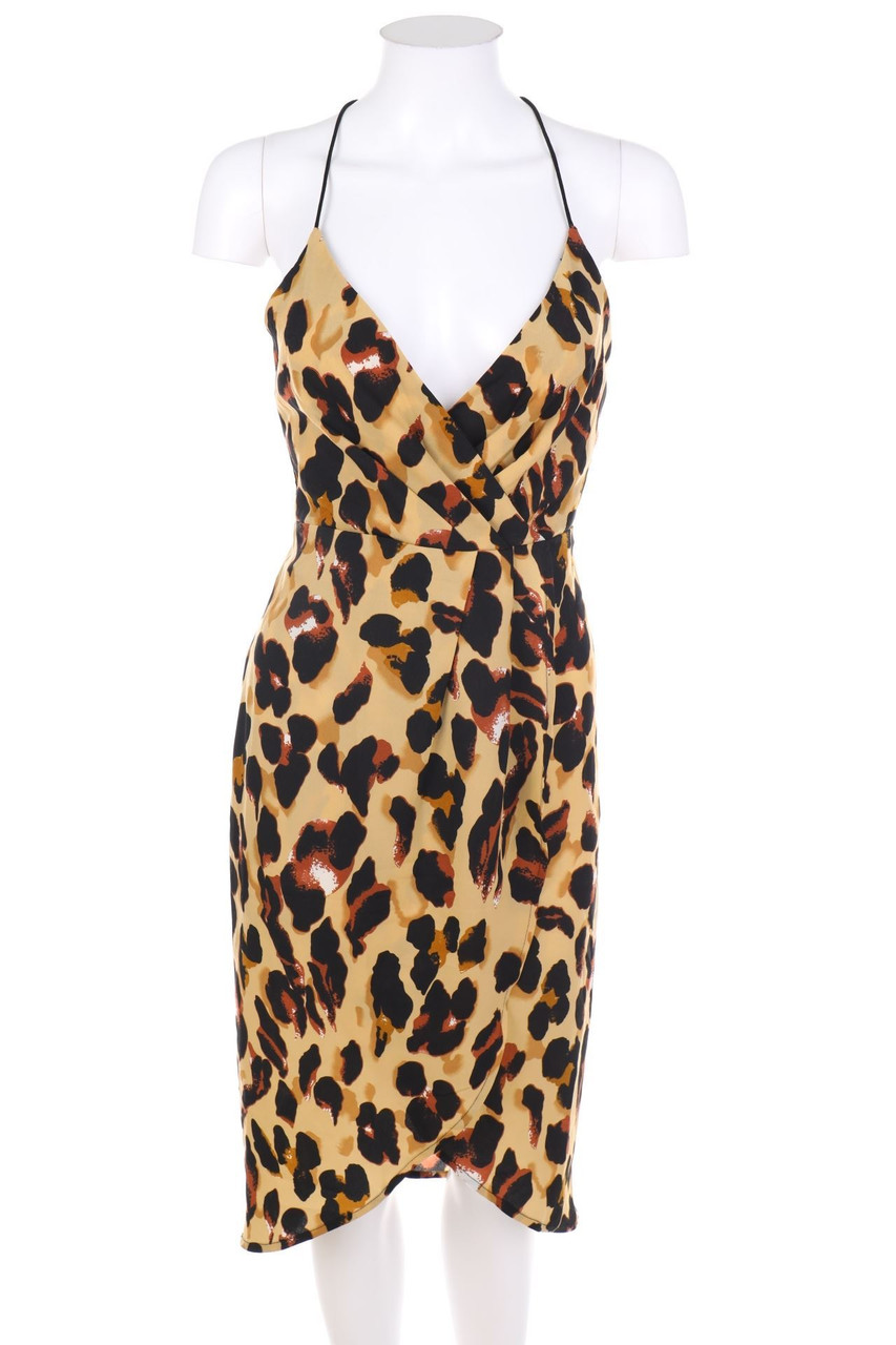 qed london - Cocktail Dress with Animal Print - D 34